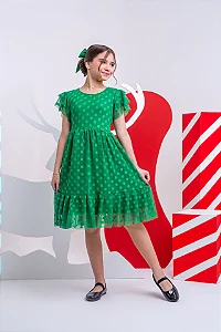 Vestido Emily Tule Verde