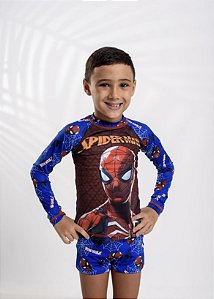 Conjunto de Praia Infantil Proteção Solar Spider Man