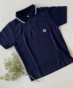 Gola Pólo Infantil masculina Marinho