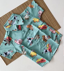 Camisa Temática Fazendinha