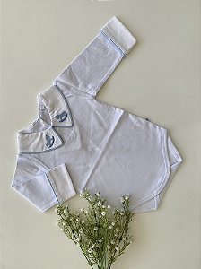 Body de Luxo Cavalinho Vivo Azul Lavanda