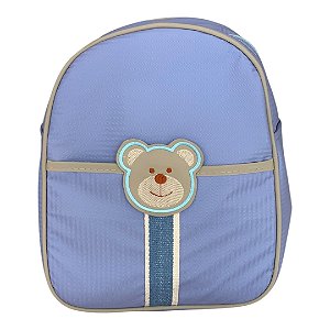 Mochila Bebê Passeio Azul Bebê Urso