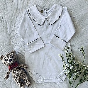 Body de Luxo Gola Vivo Azul Marinho
