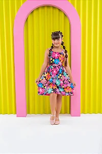 Vestido Raquete Preto com Rosa