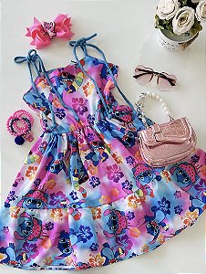 Vestido Isis Stich Azul