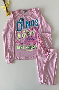 Conjunto Pijama Dino Que Brilha No Escuro