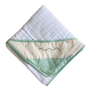 Toalha Soft Linho de Amor Gael Verde