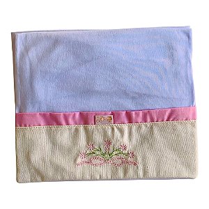 Lençol e Fronha Linho de Amor Julia Rosa