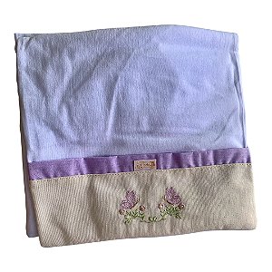 Lençol e Fronha Linho de Amor Antonella Lavanda