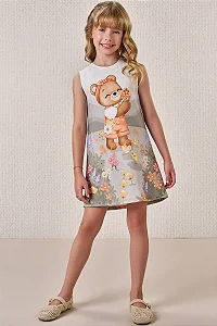 Vestido Flora Bege Claro Infanti