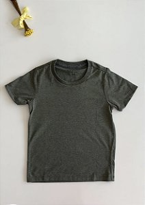Camiseta Infantil Casual Verde Floresta Ogochi