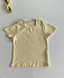 Camiseta infantil Essencial Amarela  Ogochi