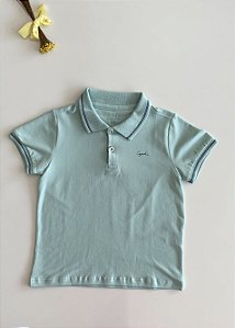 Camiseta Polo Infantil Slim Verde piquet Ogochi
