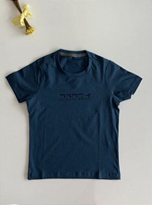 Camiseta Infantil  Ogochi Casual Azul petrolio