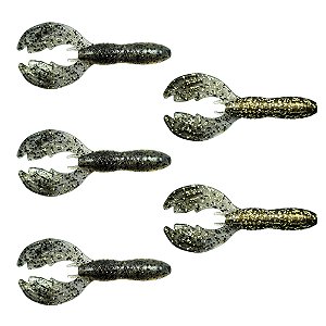 Isca Artificial Soft Paca Craw Bicolor - Ueki Custom Baits
