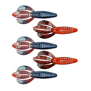 Isca Artificial Soft Pit Boss 10cm Bicolor - Ueki Custom Baits