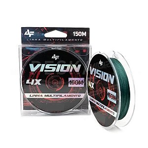 Linha Multifilamento Vision Dark Green X4 - 150m - Albatroz Fishing