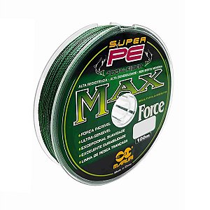 Linha Multifilamento x4 Max Force 0,23mm carretel com 100m - Maruri