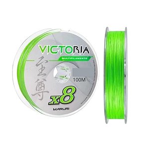 Linha Multifilamento x8 Victoria 0,20mm carretel com 100m - Maruri