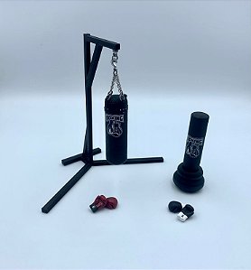 Kit Boxe, saco de pancada - Miniatura