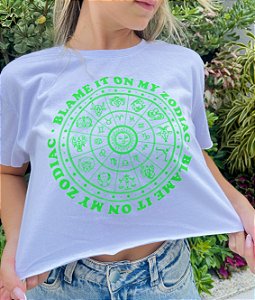 Cropped Nana Costa Zodiac Branco