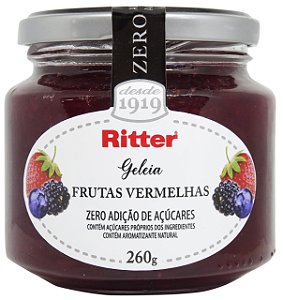 GELEIA ZERO AÇÚCAR DE FRUTAS VERMELHAS 260G