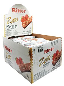 BARRA DE CEREAL ZERO AÇÚCAR MORANGO COM CHOCOLATE - DISPLAY 24 UN