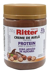 CREME DE AVELÃ COM PROTEÍNA E ZERO AÇÚCAR 250g