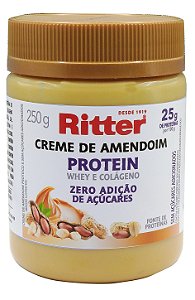 CREME DE AMENDOIM COM PROTEÍNA E ZERO AÇÚCAR 250g