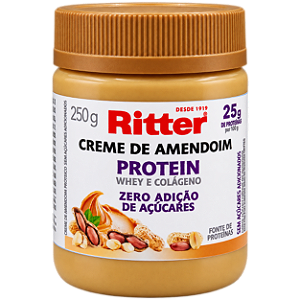 CREME DE AMENDOIM COM PROTEÍNA E ZERO AÇÚCAR 250g