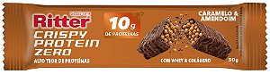 BARRA CRISPY PROTEIN ZERO CARAMELO & AMENDOIM - DISPLAY COM 12 Un.