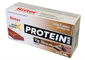 Barra proteína de chocolate - 3un