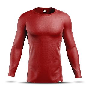 Camiseta Segunda Pele Adstore Masculina Vermelha