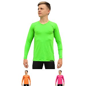Camisa Segunda Pele Adstore Premium Masculina Neon