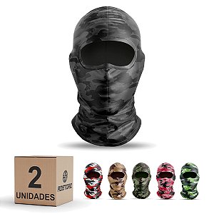 Kit 2 Balaclava Touca Ninja Adstore Premium Camuflada