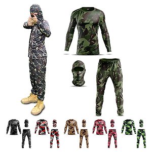 Conjunto Airsoft Adulto Adstore Premium Camuflado