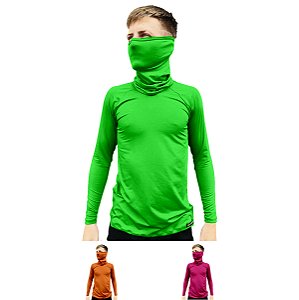 Conjunto Camiseta Segunda Pele e Bandana Adstore Premium Neon