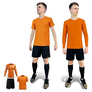 Conjunto 2 Camisetas Segunda Pele e Shorts Adstore Premium Masculino Neon