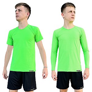 Conjunto Camisa e Camiseta Adstore Premium Masculino Neon