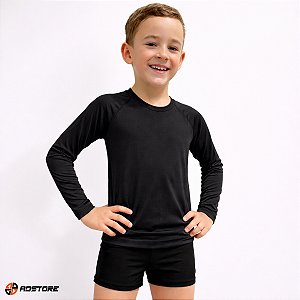 Conjunto Camisa Segunda Pele e Sunga Adstore Premium Infantil
