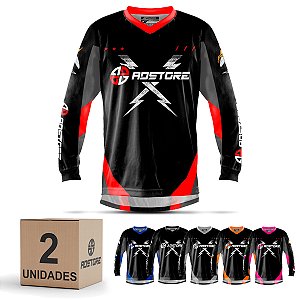 Kit 2 Camiseta para Motocross e Trilha Adstore