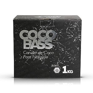 Carvão Para Narguile Hexagonal Coco Bass - 1kg