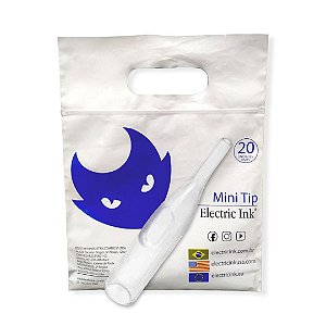 Ponteira mini tip Electric Ink - Traço/Bucha - Pacote com 20 unidades