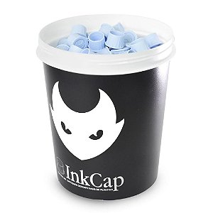 Batoque de silicone Ink Caps Azul G - Electric Ink - 200 unidades