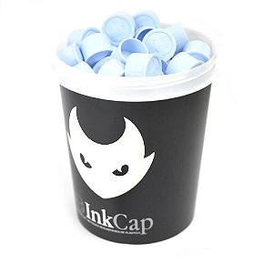 Batoque de silicone Ink Caps Azul GG - Electric Ink - 100 unidades