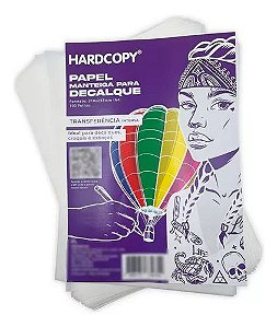 Papel manteiga A4 para decalque Hardcopy - 50 folhas