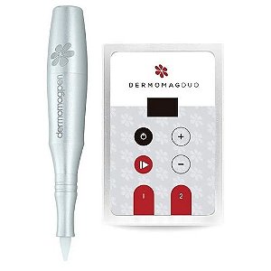 Dermógrafo DermoMag Pen Fonte Duo Digital Para Micropigmentação