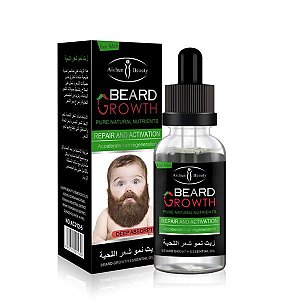 Óleo Crescimento De Barba, Cabelo E Bigode - Beard Growth