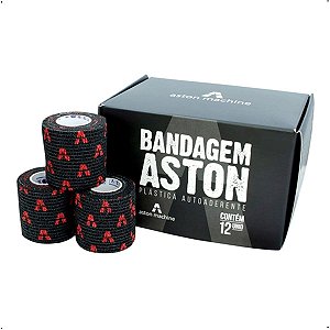 Bandagem adesiva Aston - 5cmx4,5m - Caixa com 12 unidades