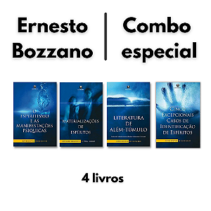 Combo Ernesto Bozzano - 4 livros